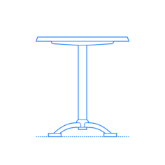 Furniture Dining Tables Pensi Table Round Sketch Style Svg Vector, Free Vectors File